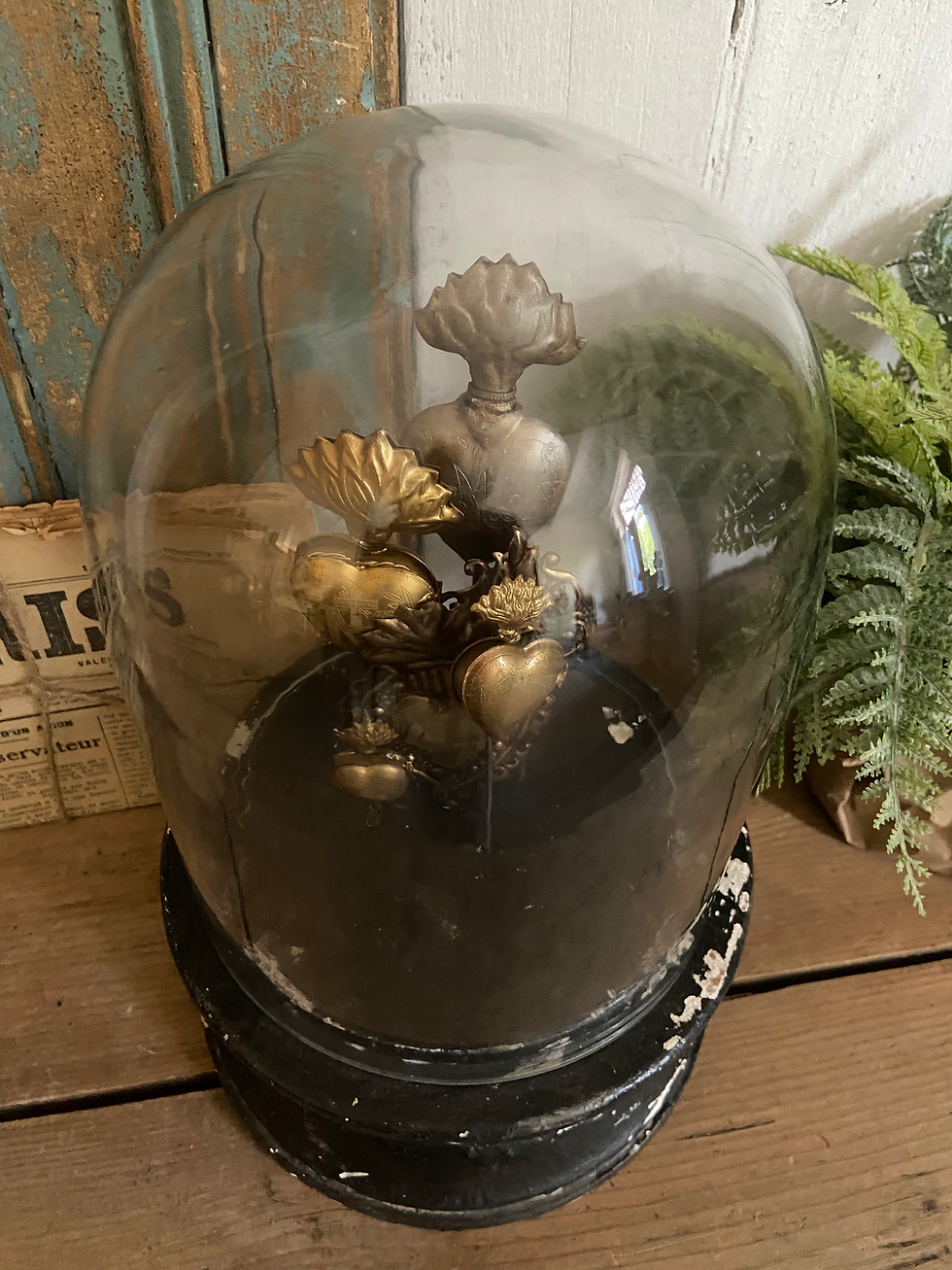 Thumbnail: An Exquisite Large Glass Dome and Milagros 