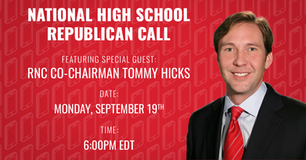 National High School Republican Zoom Call TODAY Monday 9/19/2022 for STARS Members