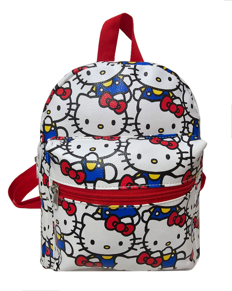 Hello Kitty 10" Mini Faux Leather Backpack