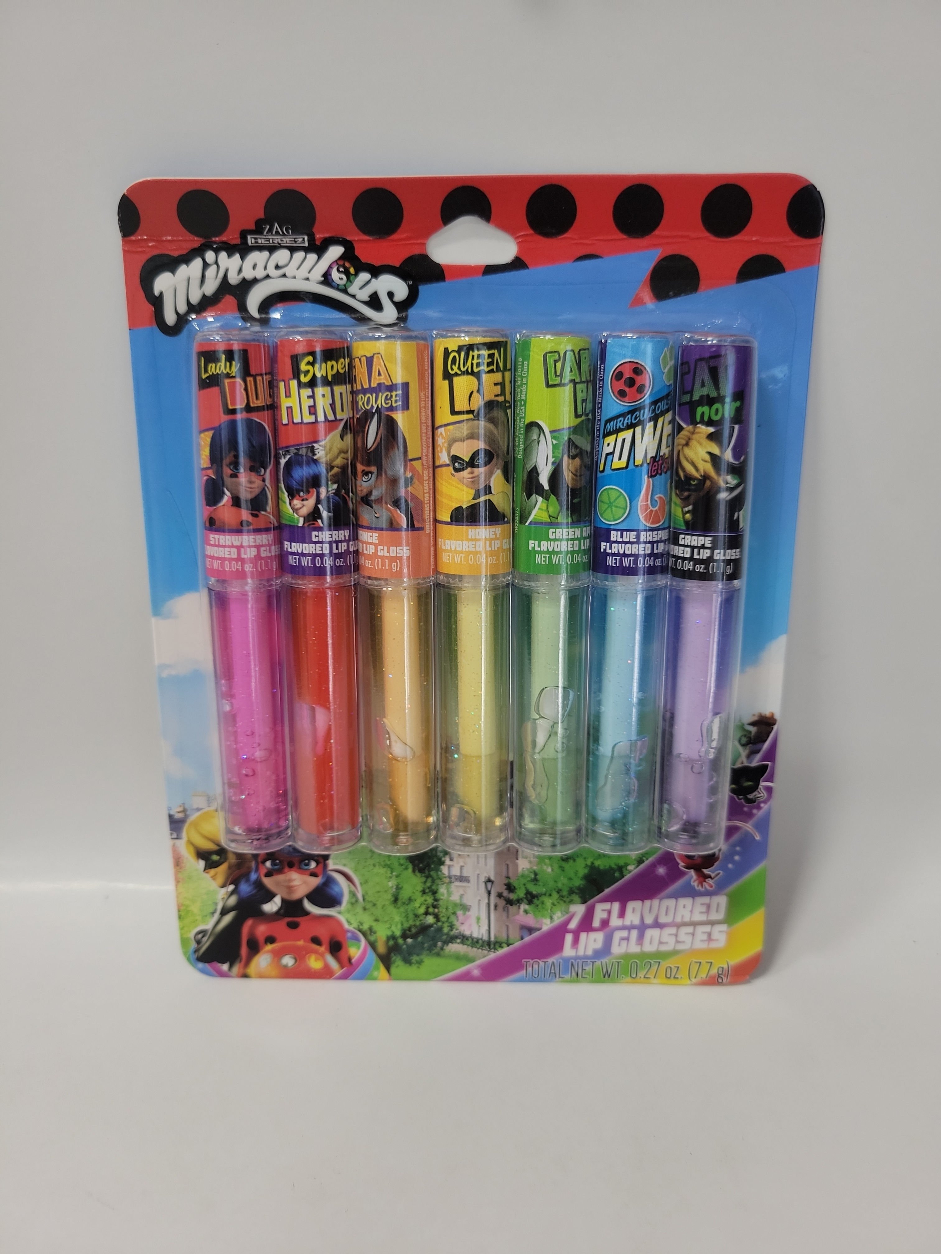 Miraculous ladybug lip glosses