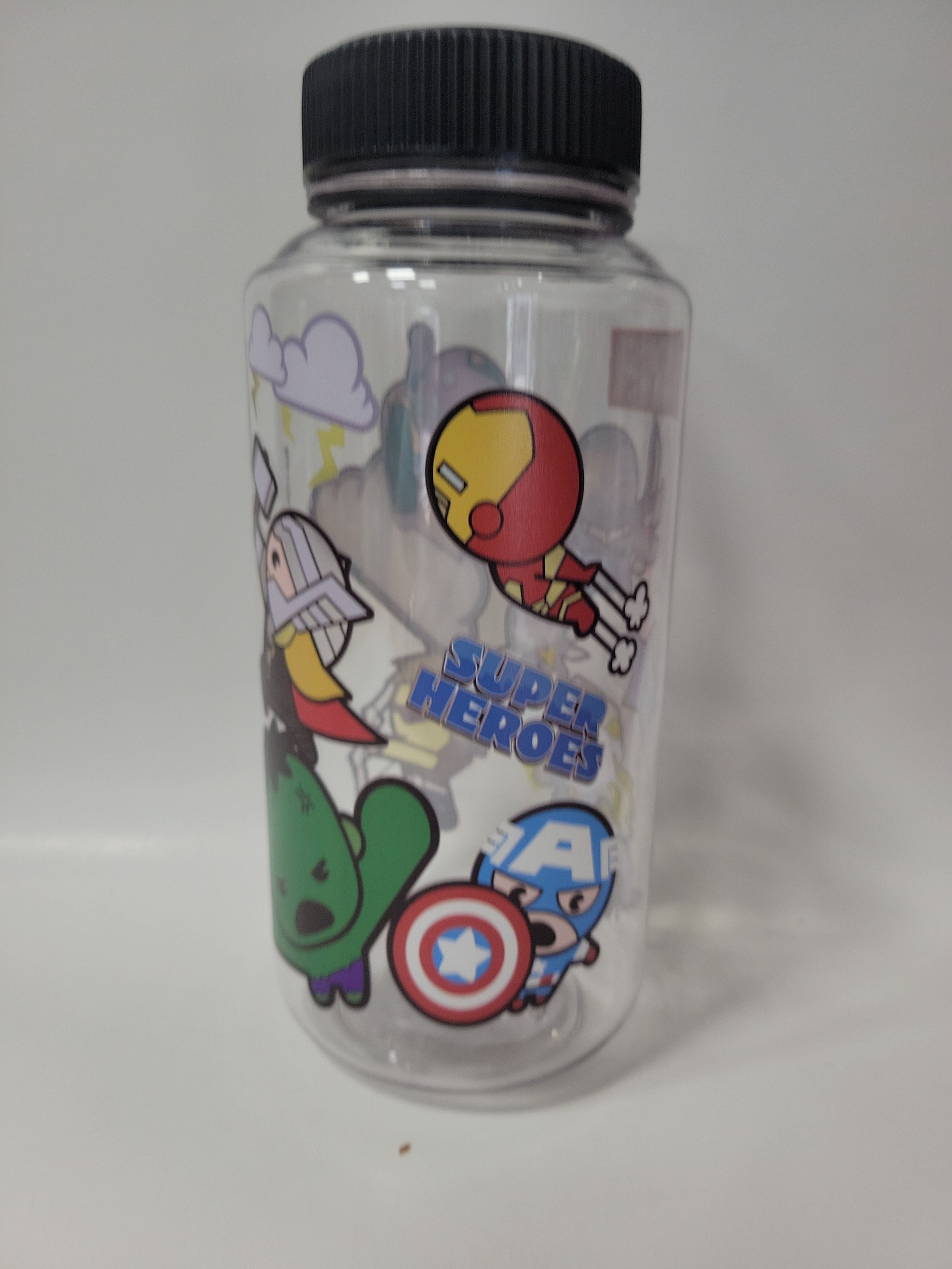 Avengers plastic water bottle