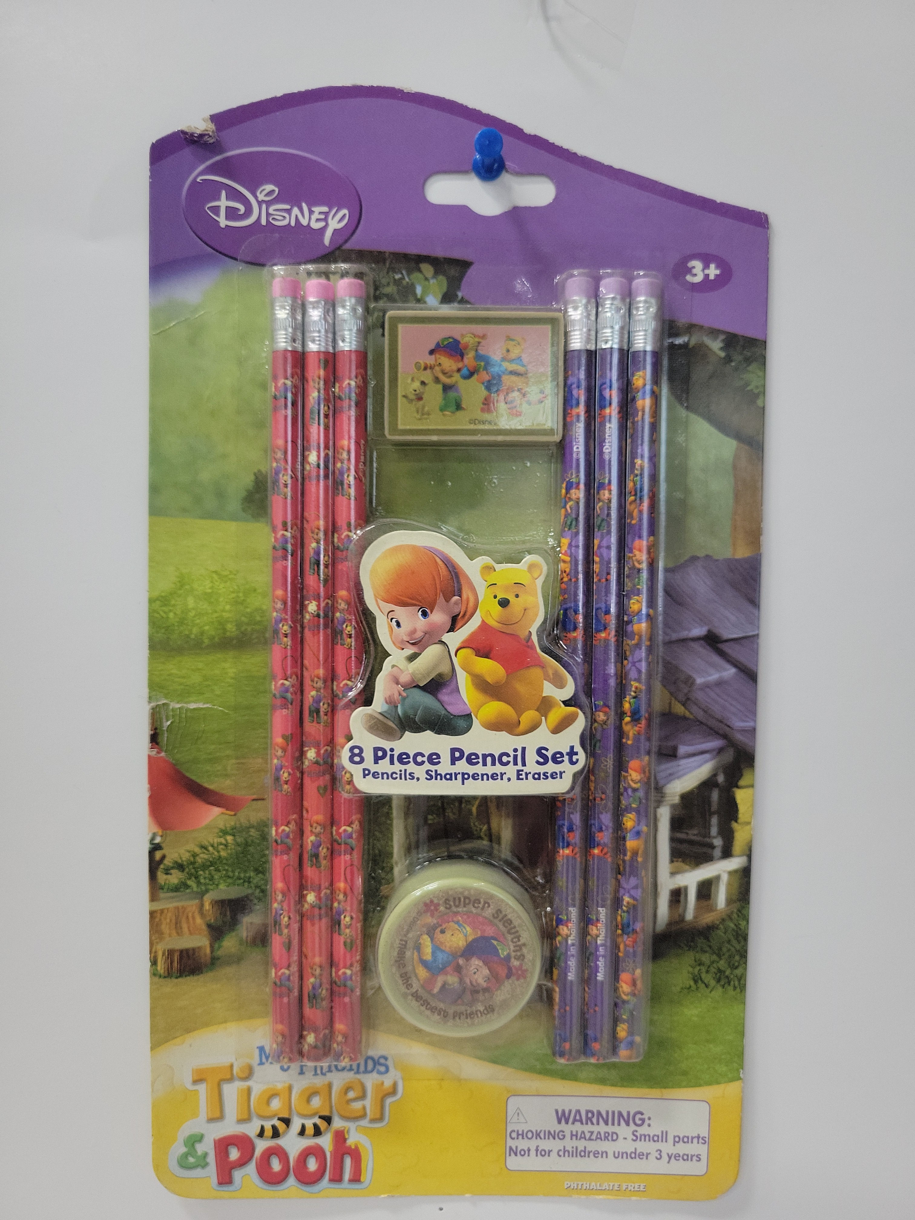 Winnie the pooh 8 pc pencil set