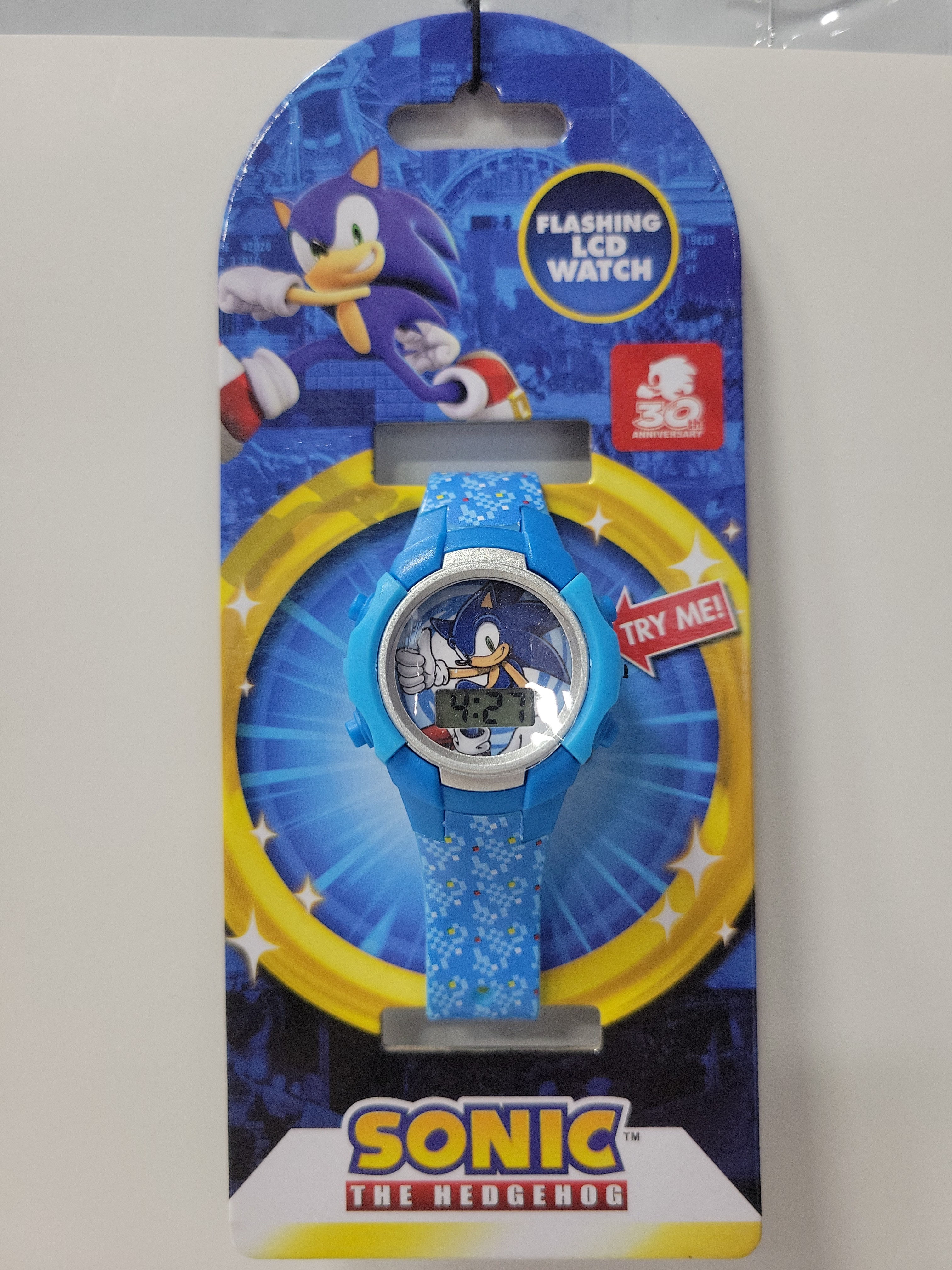Sonic Flashing lcd watch