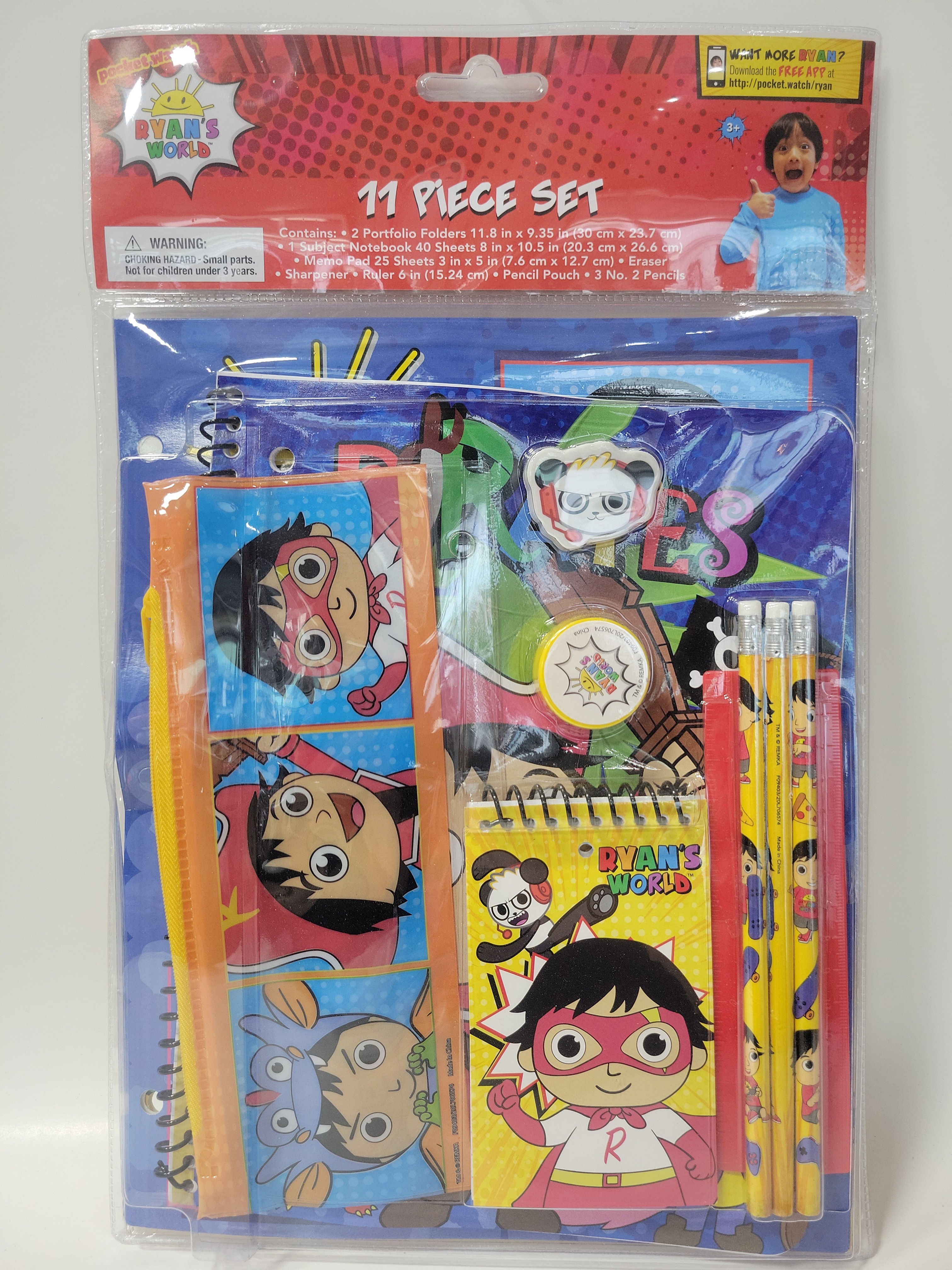 Ryan's world 11 pc set