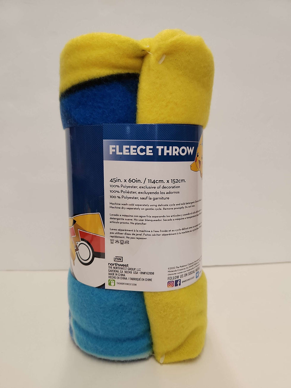 Thumbnail: Pokémon "Pikachu" Fleece/Plush Throw/Blanket 45"×60"