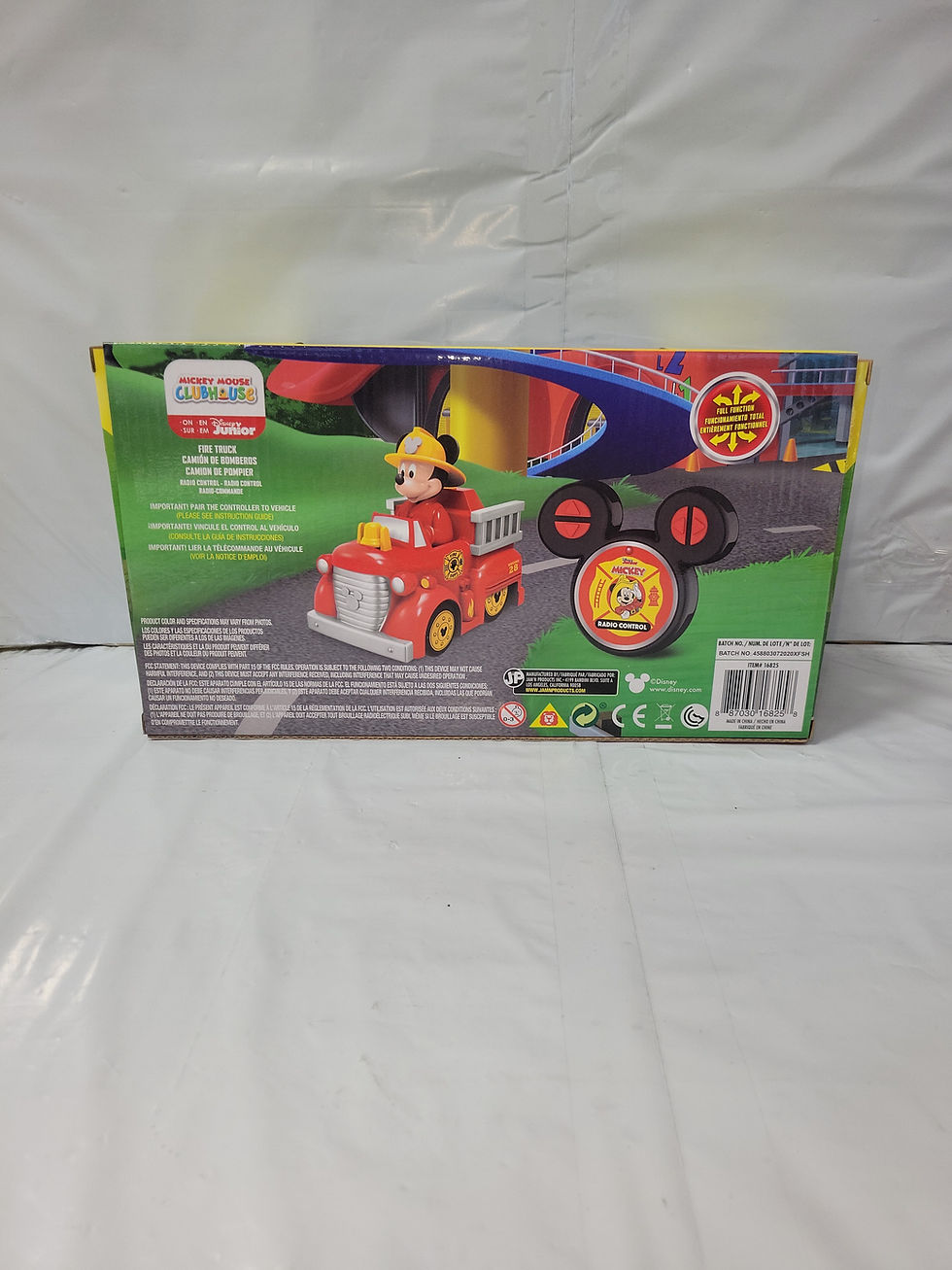 Thumbnail: Mickey Mouse Fire truck remote control 12 Inch