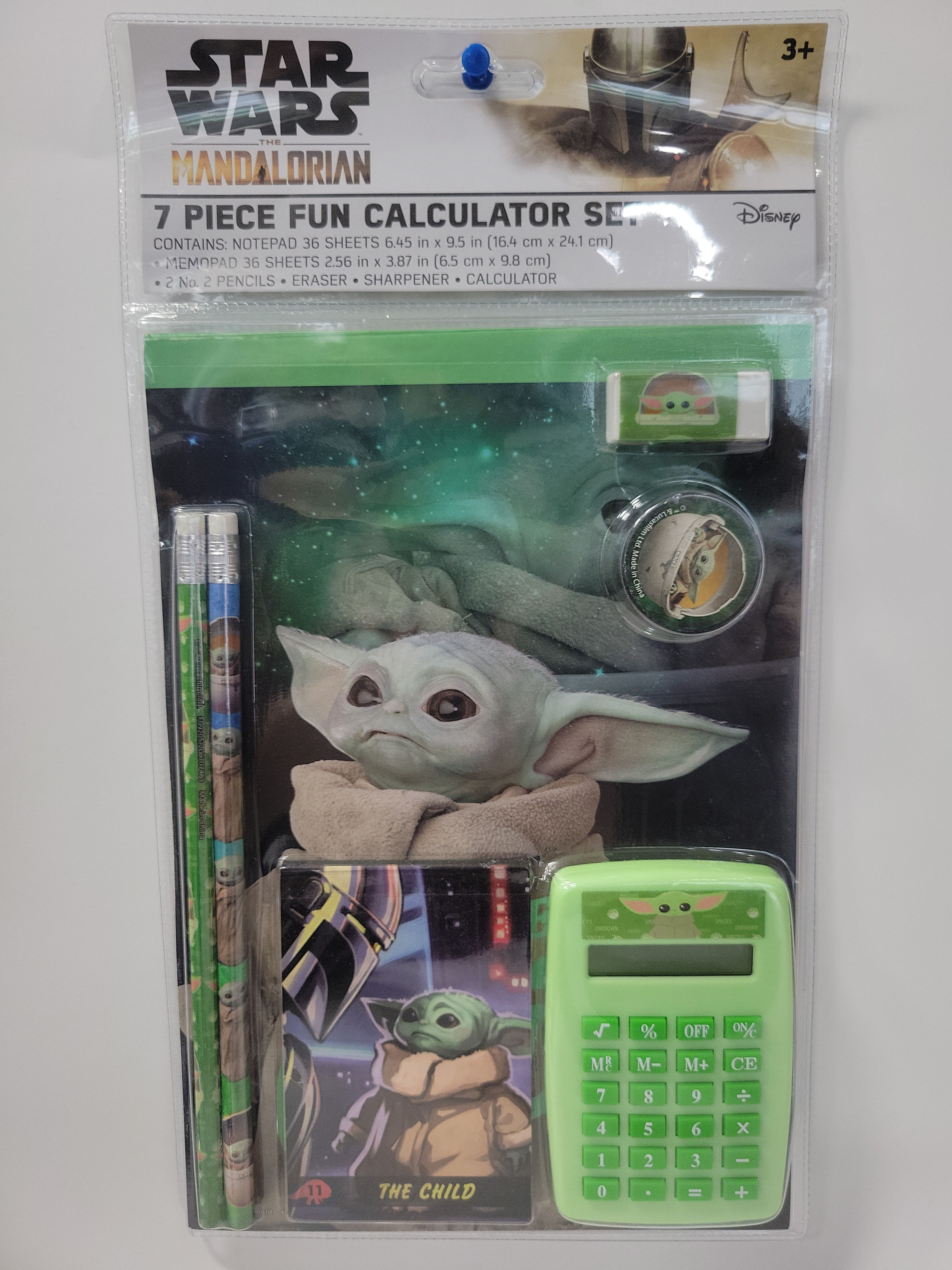 Star wars the mandalorian 7 pc calculator set