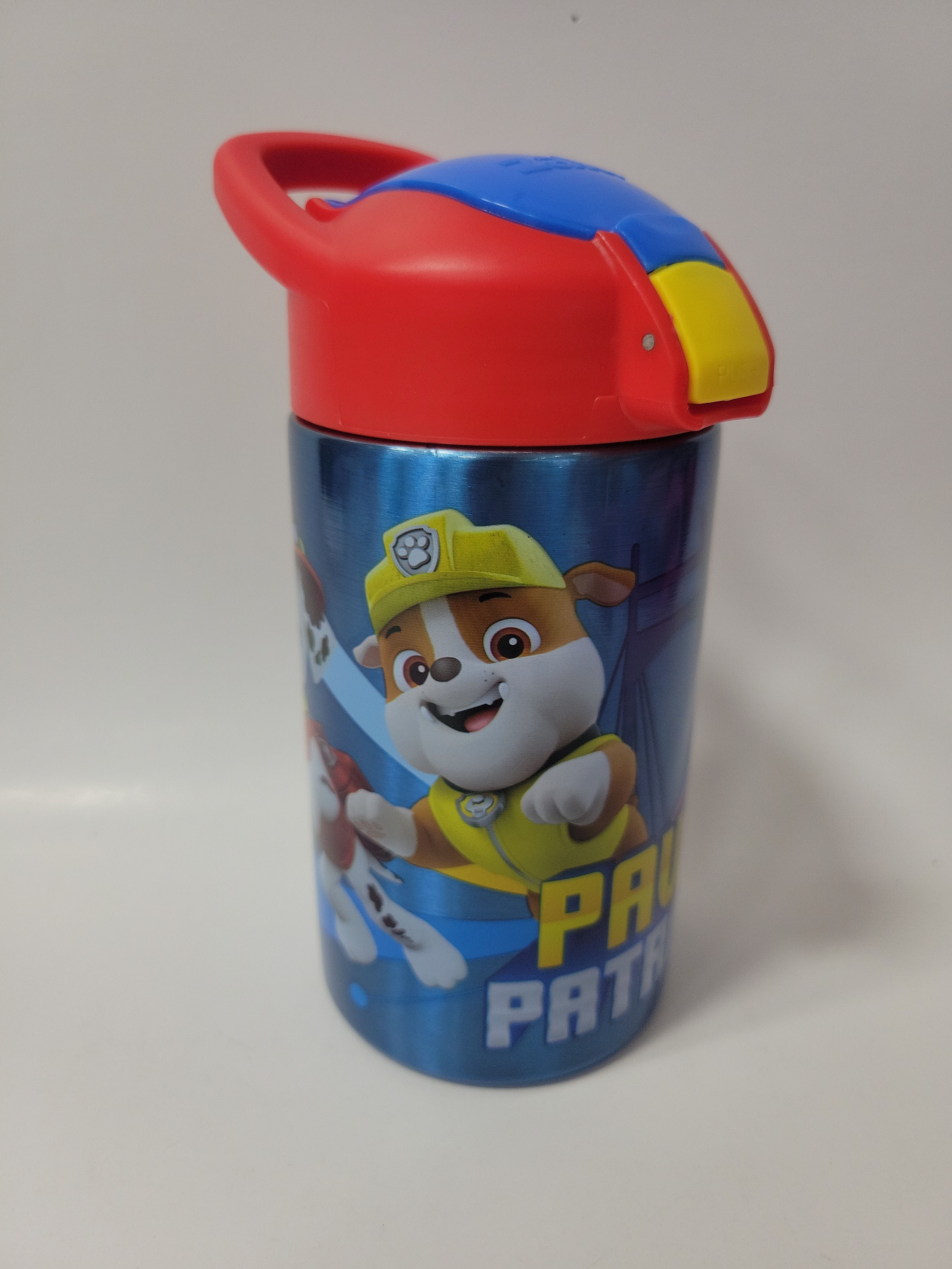 Paw patrol Stainless steel vector bottle w push button spout