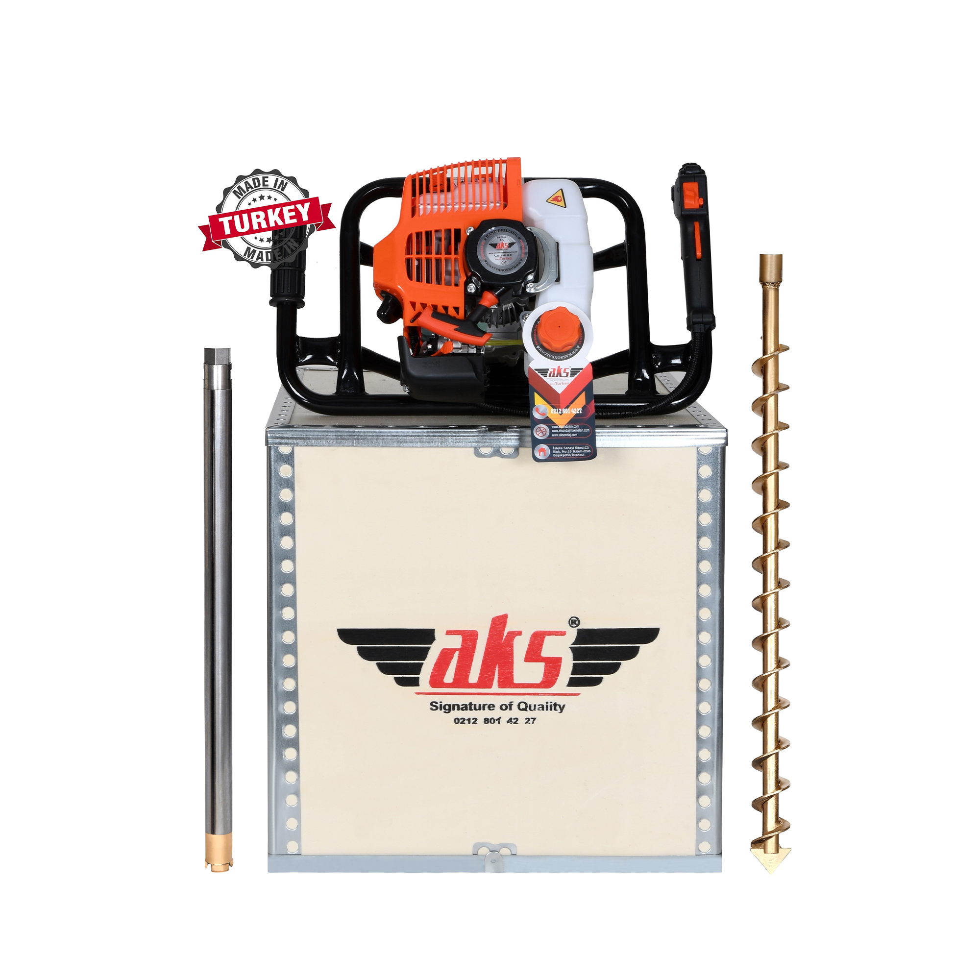 Aks T-1 Benzinli El Sondaj Makinesi