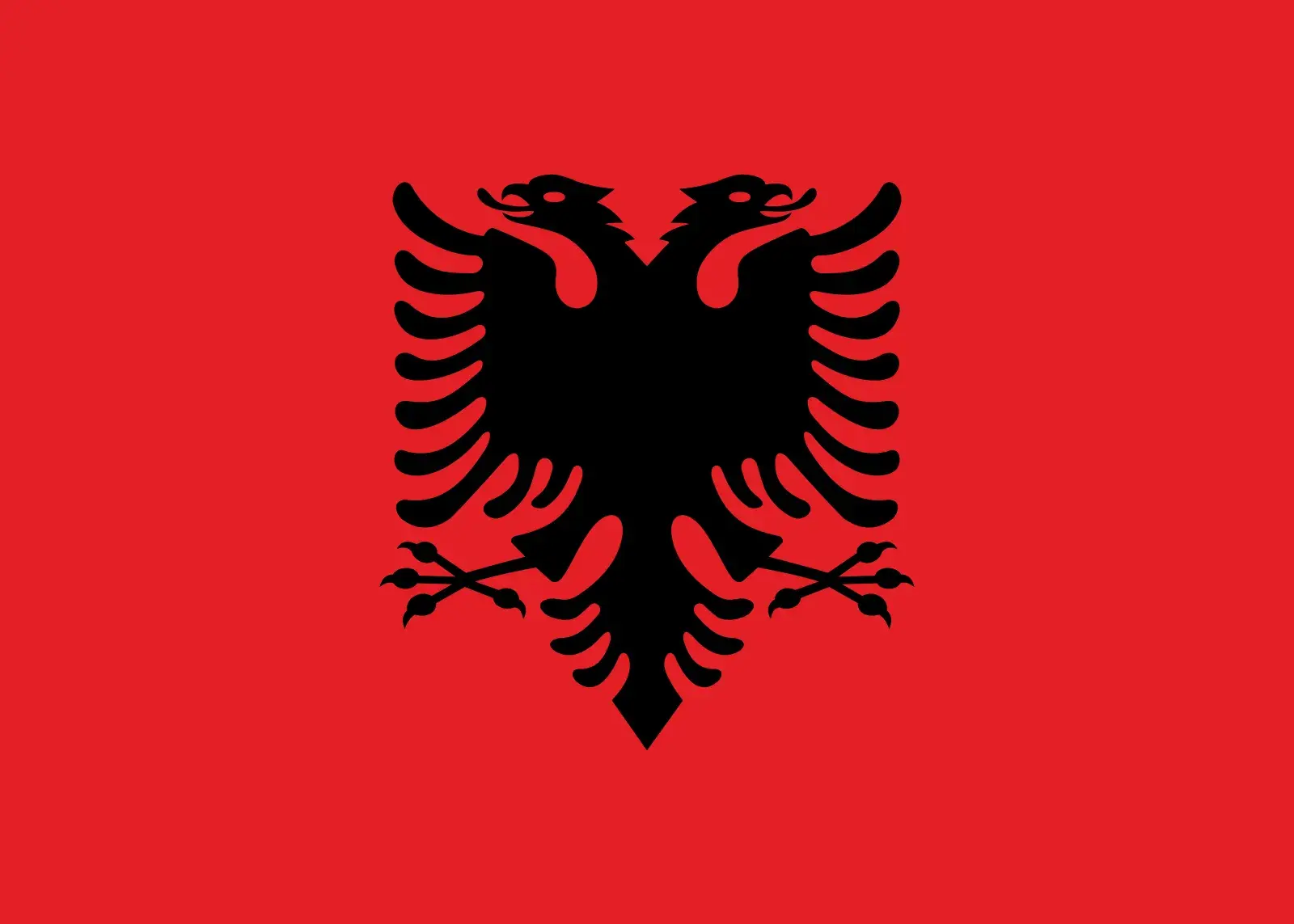 Arnavutluk Bayrağı (Asma-Kumaş)