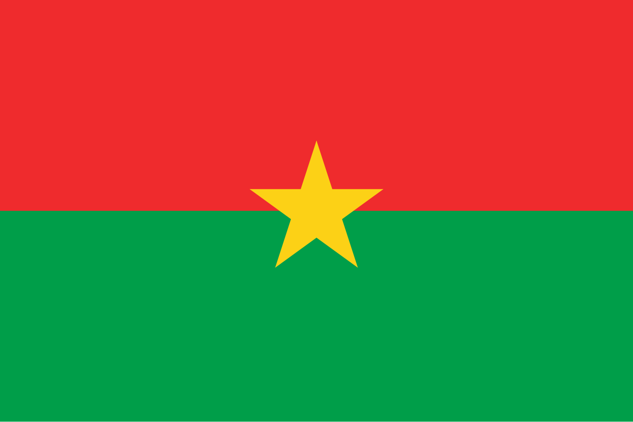 Burkina Faso Bayrağı (Asma-Kumaş)