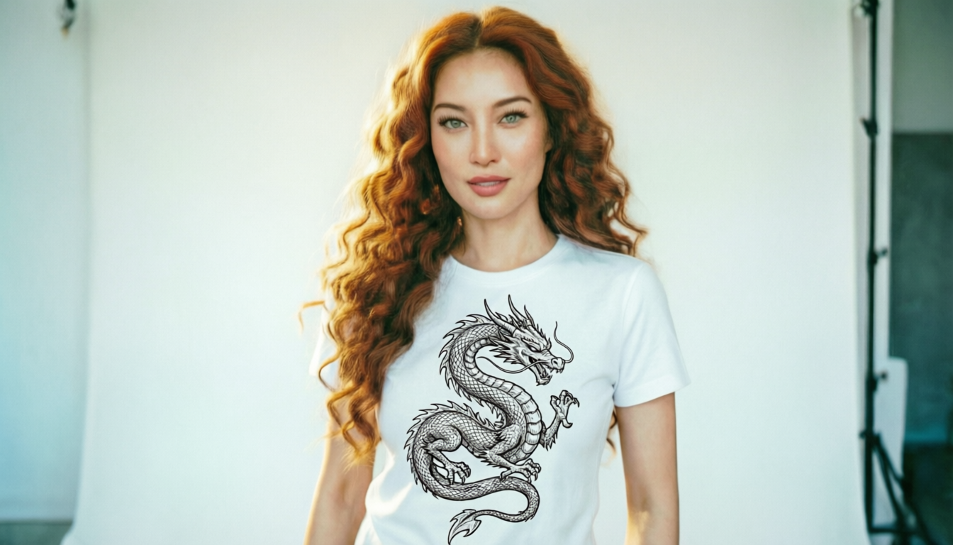 Ejder Kadın-Erkek Tişört