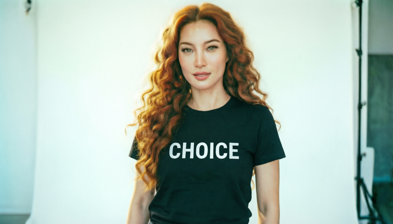Choice Siyah Kadın-Erkek Tişört