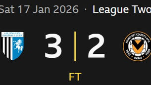 The Official Newport County Match Thread (Sponsored by the Return of Brad "for all your feelgood needs?")