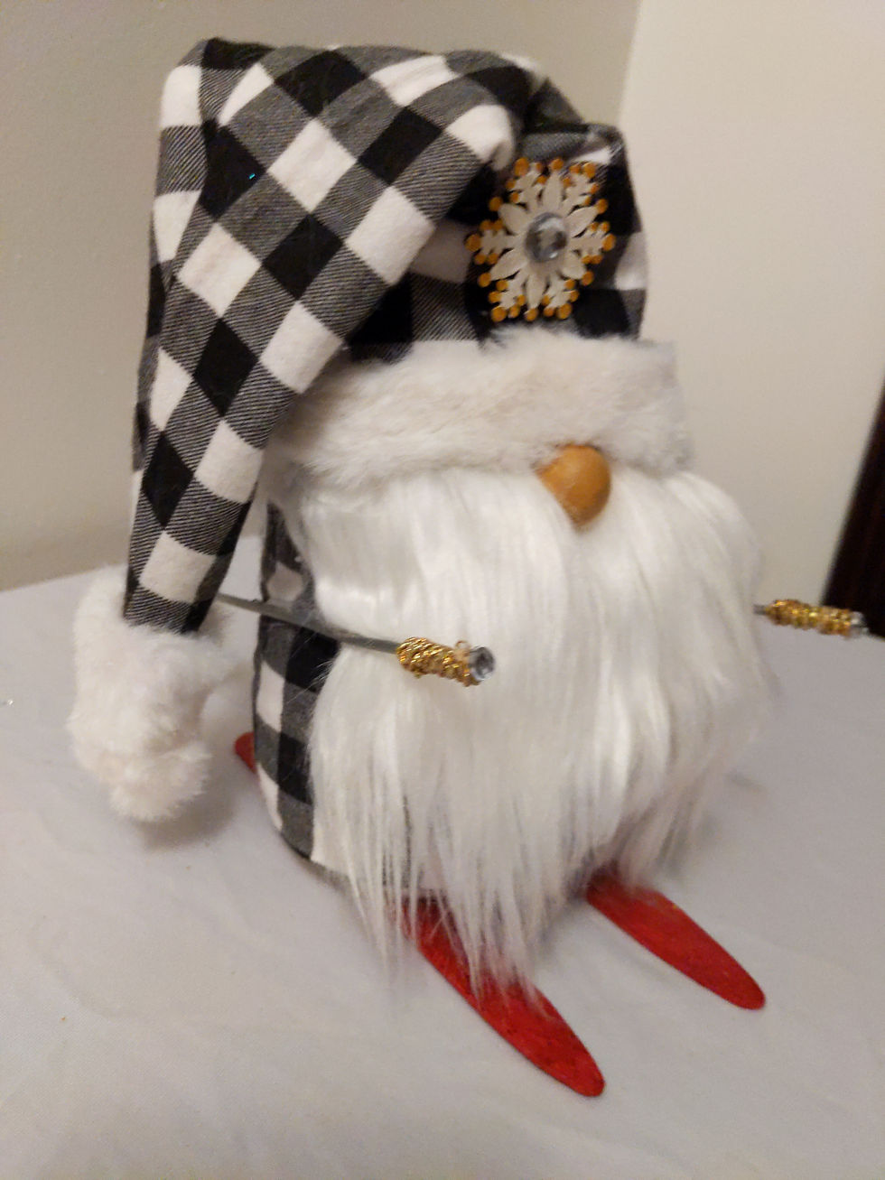 Thumbnail: Buffalo Check Ski Gnome