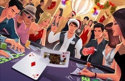 Poker table