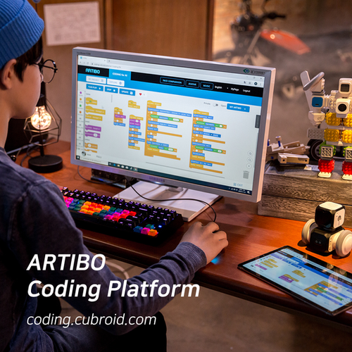 AI Coding Robot ARTIBO | Cubroid