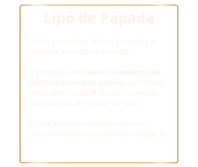 Descrição do procedimento de lipo de papada em Betim/MG