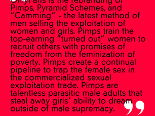 OnlyFans is the Rebranding of Pimps, Pyramid Schemes, and "Camming": Commercialized Sexual Exploitation and the Story of Sophie Rain