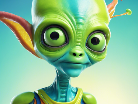 Cosmo the Alien: Children's Author and Speaker Website Design