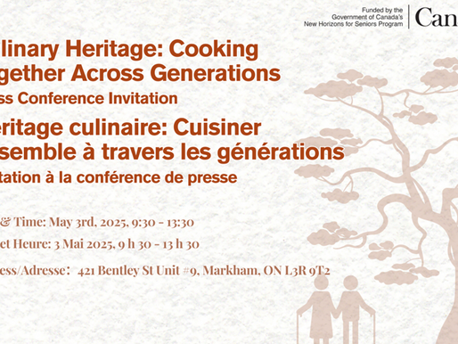Embrace culinary art & Prospect new horizons Culinary Heritage: Cooking Together Across Generations Press Conference