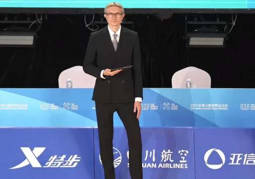 Elegant Latvian judge goes viral on Chinese social media during 2025 World Games