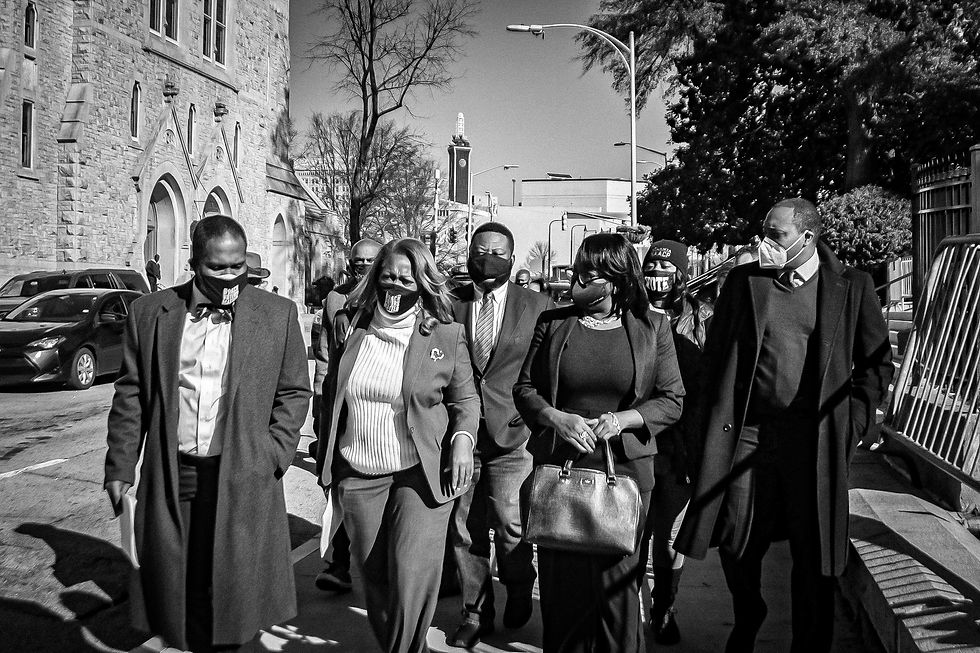 President Gerald Griggs, Maria Banjo, and Dontaye Carter and Black Voters Matter filing suit against SB202