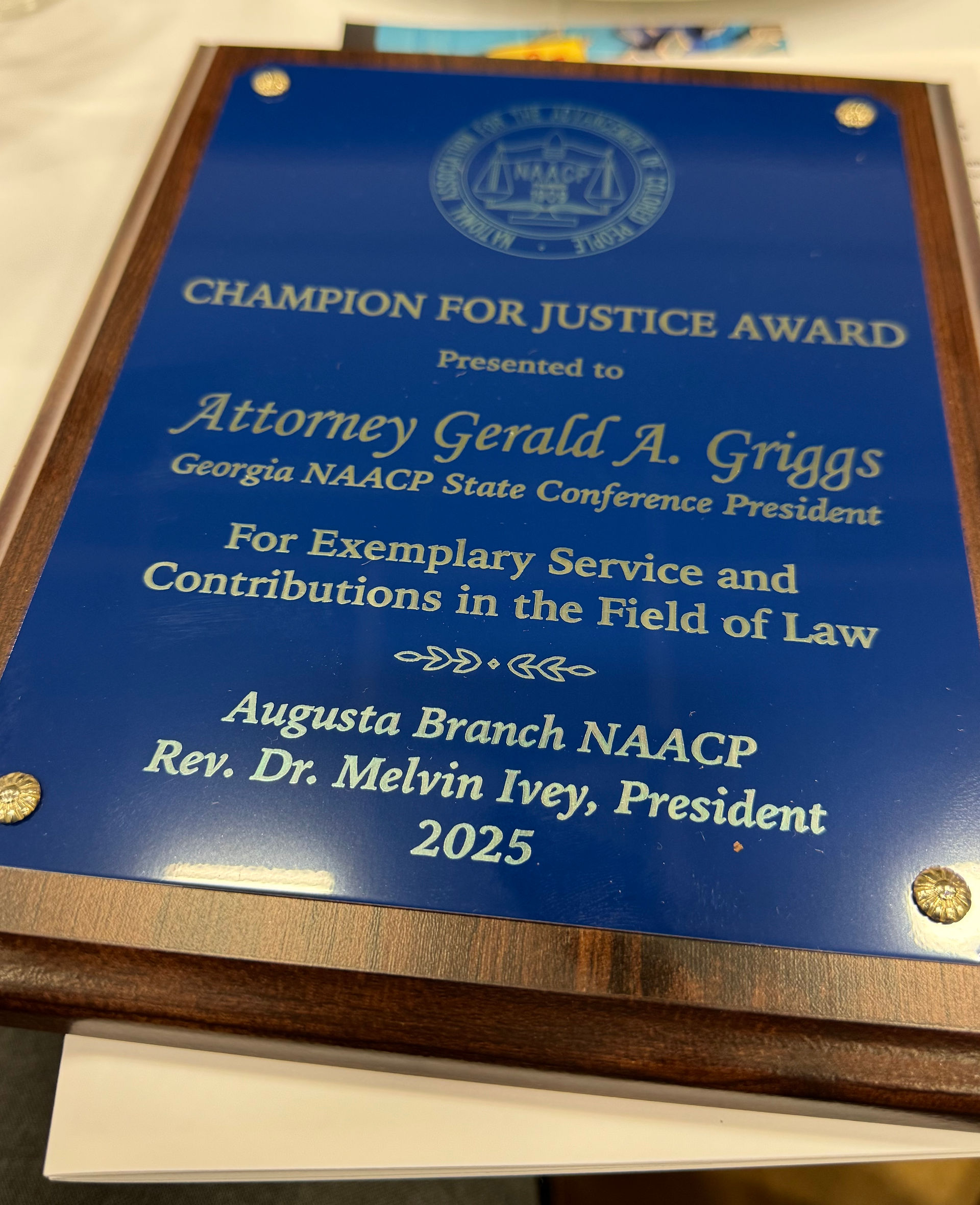 Gerald Griggs 51st MLK Freedom Fund 