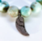 Thumbnail: Larimar Bracelet With Wing Charm
