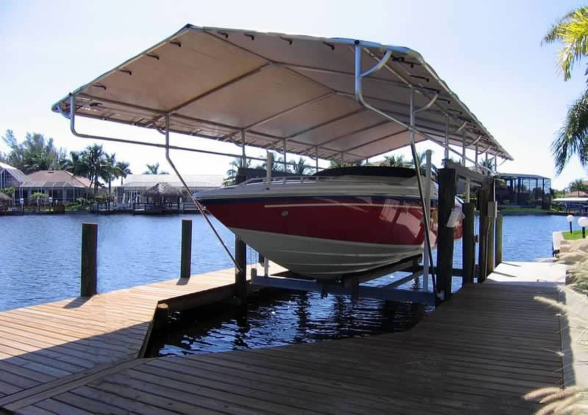 boat lift covers and canopies by waterway