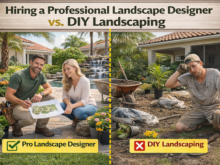 landscape designer vs DIY