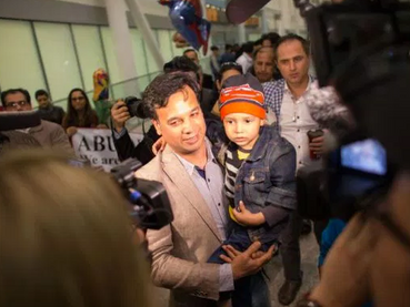 When the youngest meet the media