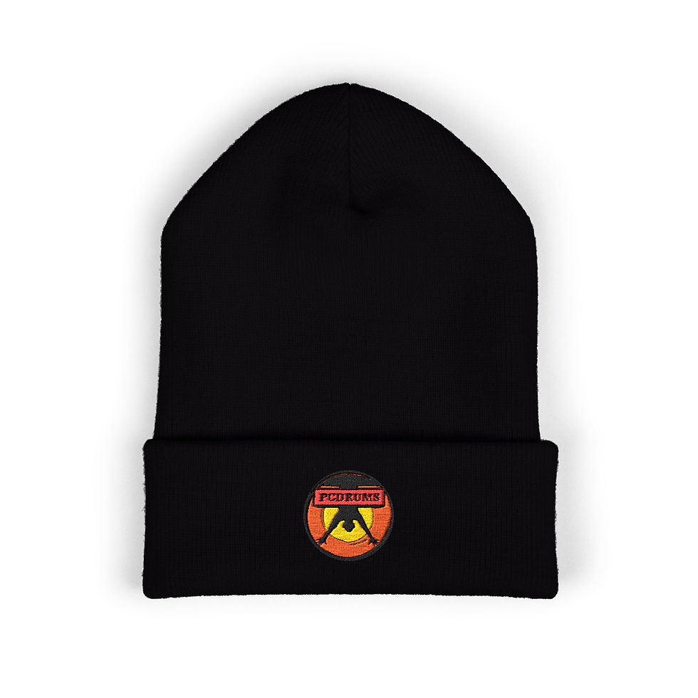 Thumbnail: PCDrums Classic Cuffed Beanie (Embroidery)