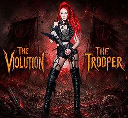 The Violution Trooper Album Artwork with JLynn Electric Violinist