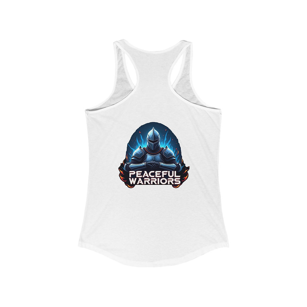 Thumbnail: Peaceful Warriors Women's Ideal Racerback Tank