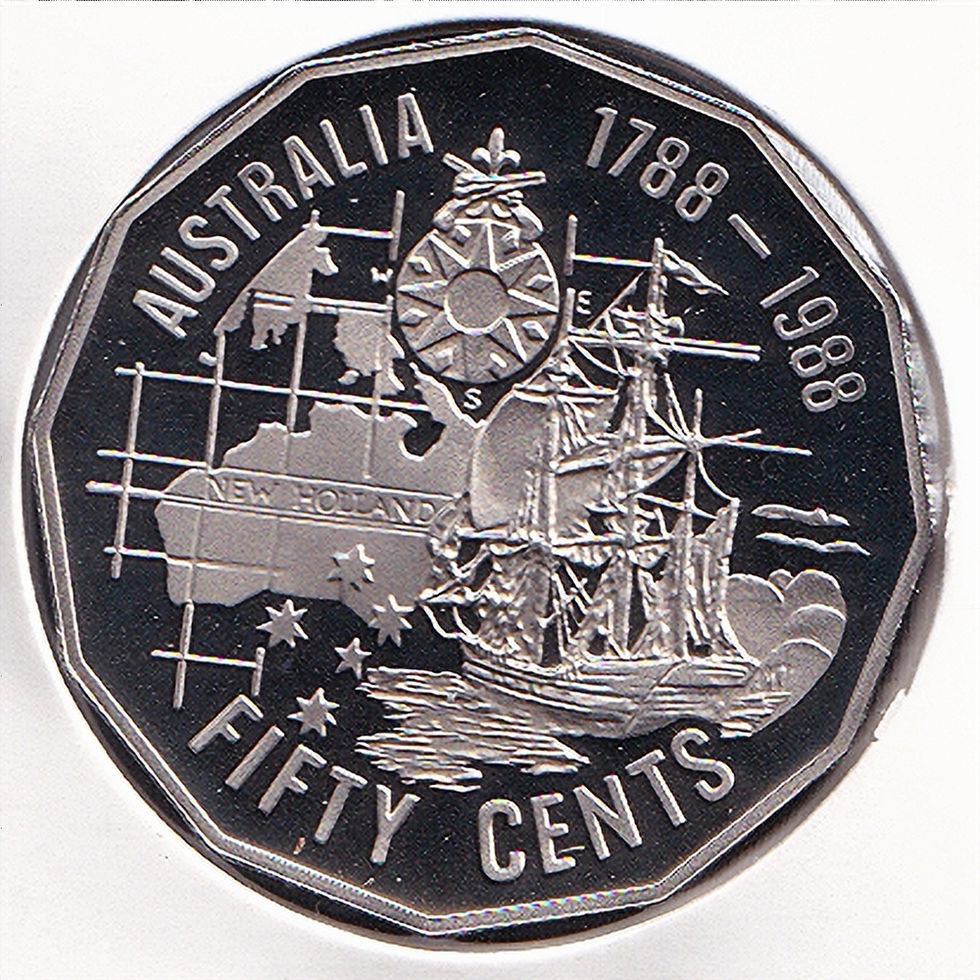Australia 1988 Fifty Cents 50c Bicentennial Proof