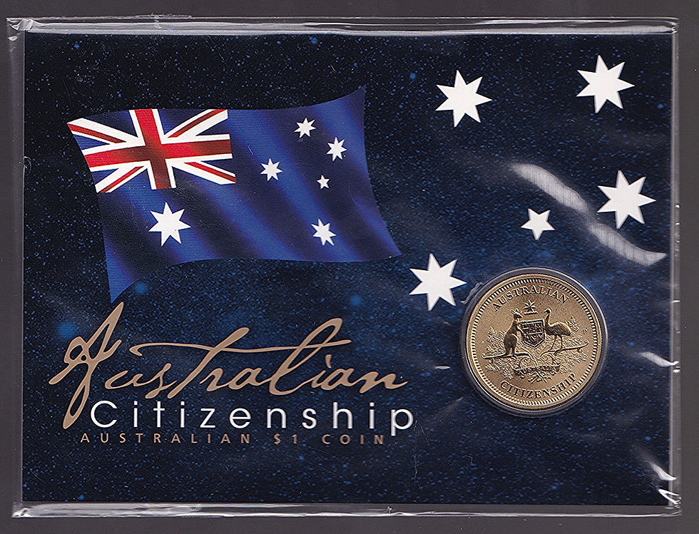 2012 Australia One Dollar Citizenship
