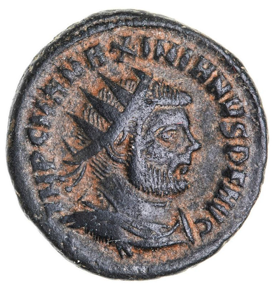 Maximianus, AE radiate fraction. 23 mm. Cyzicus. AD 285-308. Struck AD 295-299