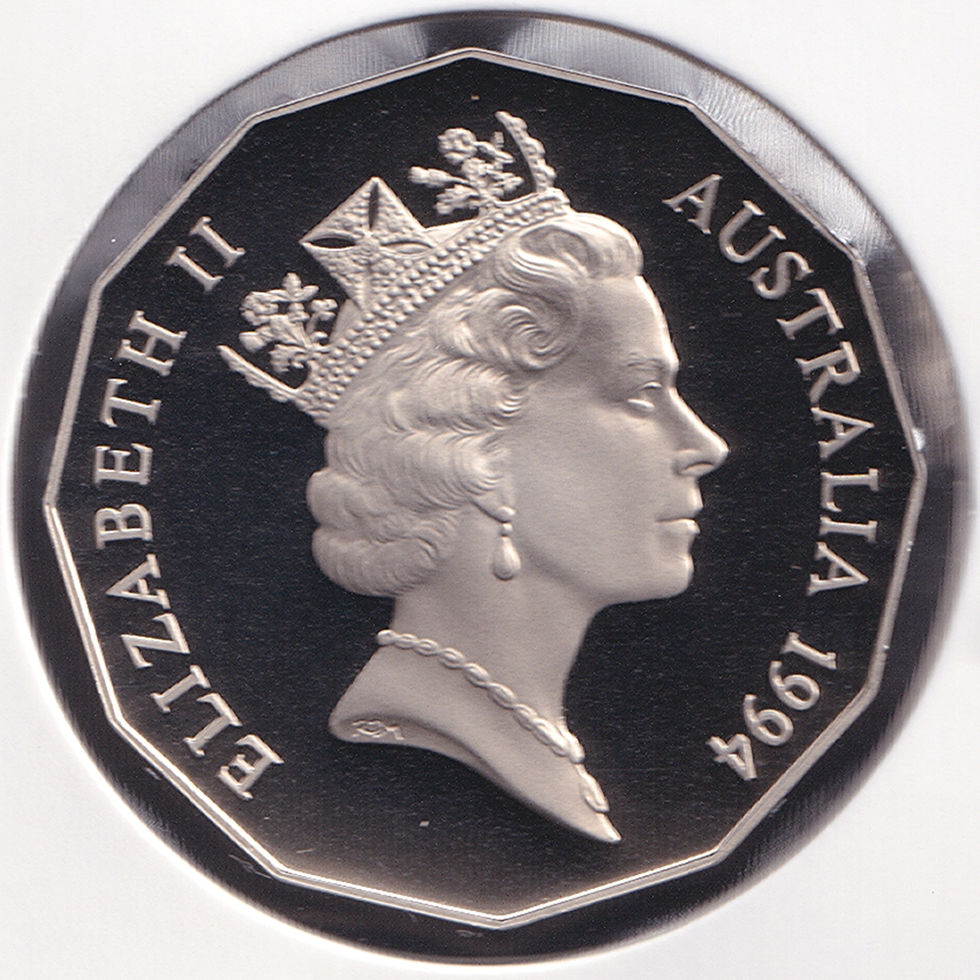 Australia 1994 Fifty Cents 50c Year of the Family Proof