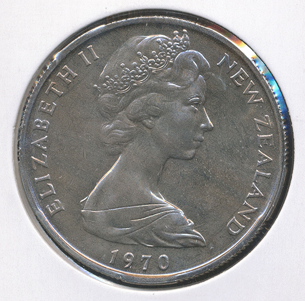 New Zealand 1970 Proof Like Fifty Cents 50c HMS Endeavour