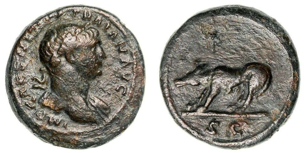 Trajan, (A.D. 98-117), AE quadrans, issued 107, Rome Mint, (2.85 g)