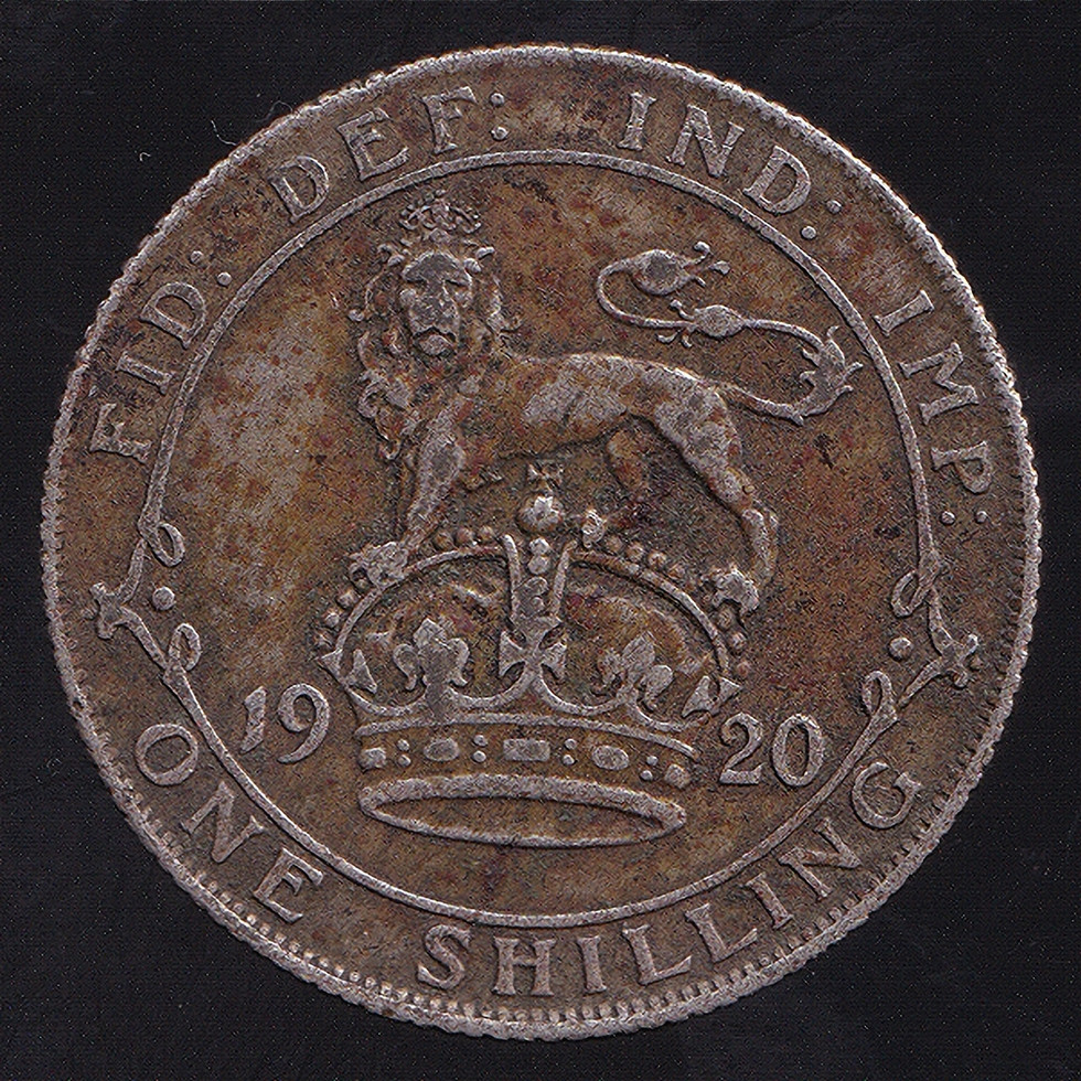 Great Britain 1920 One Shilling 1/- George V