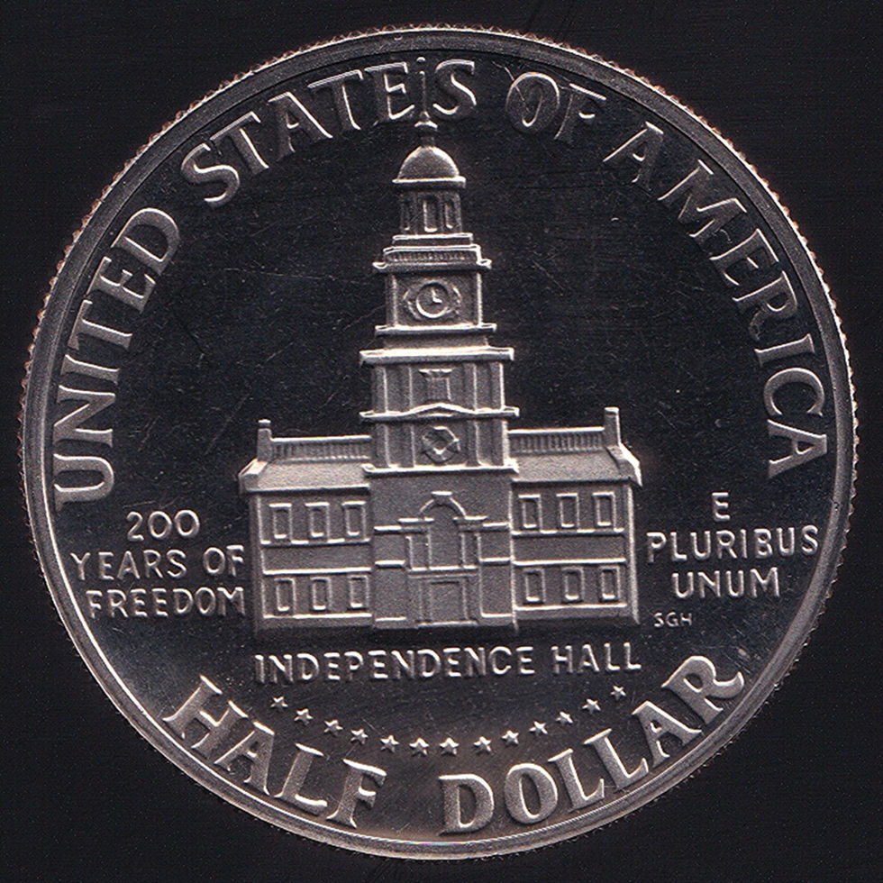 United States 1976-S Kennedy Half Dollar Bicentenary of Independence