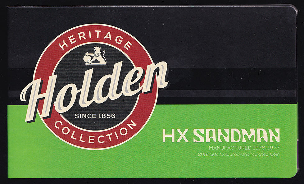 2016 Australia Fifty Cents Holden HX Sandman