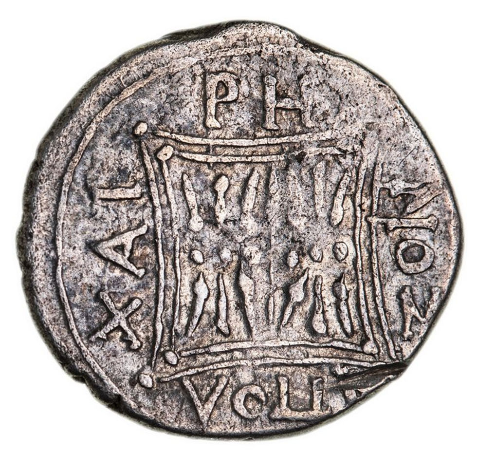 Illyria, Apollonia, silver drachm, (2.91 g), Xenokles and Chairenos (229-100 B.C)