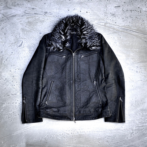 トルネードマート　raccoon dogファーレザーライダースジャケット トルネードマート raccoon dogファーレザーライダースジャケット