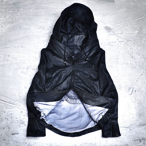 Midas - Early 00s Coated Goatskin Leather Bono Jacket | GosuArchive