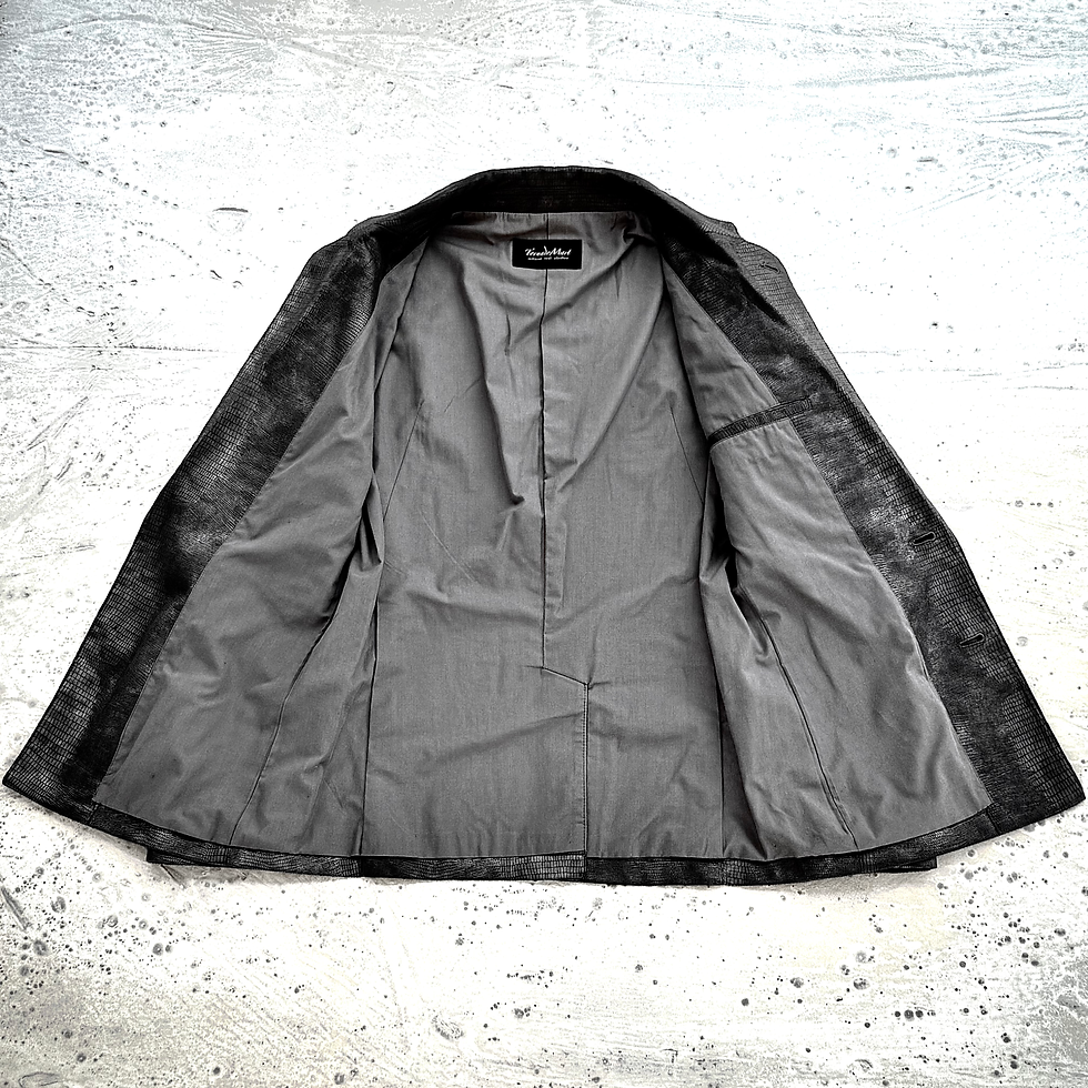 Thumbnail: Tornado Mart - Early 00s Textured Crocodile Skin Blazer