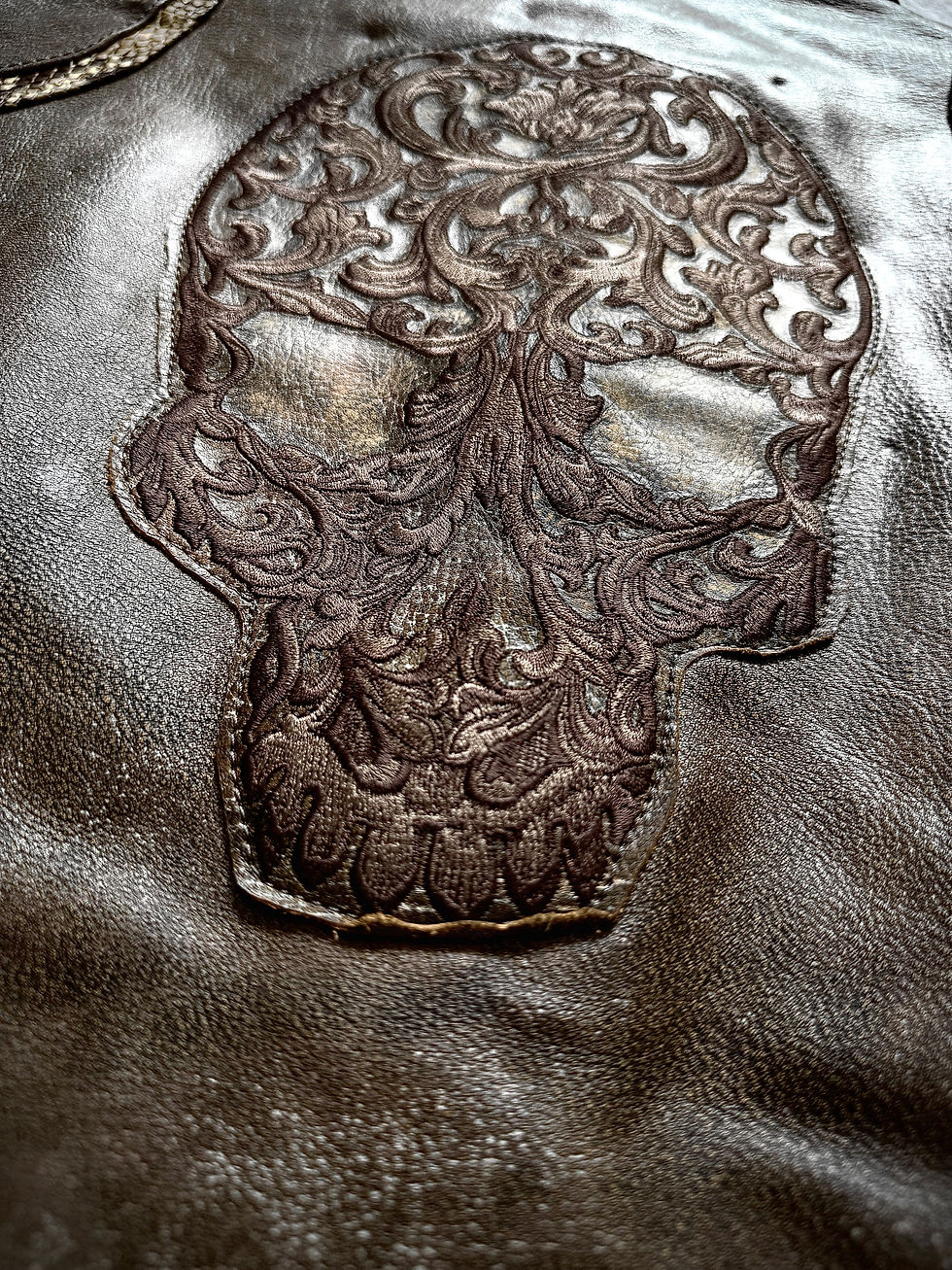 Thumbnail: Obelisk | Zeitganz - Early 00s Genuine Snakeskin Leather Single Rider Jacket