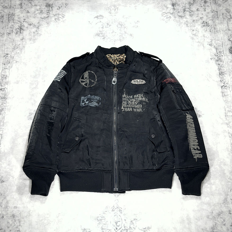 ジャケット・アウター archive 00s tornado mart python coat Tornado Mart - Shearling Patchwork Leather Bono Jacket